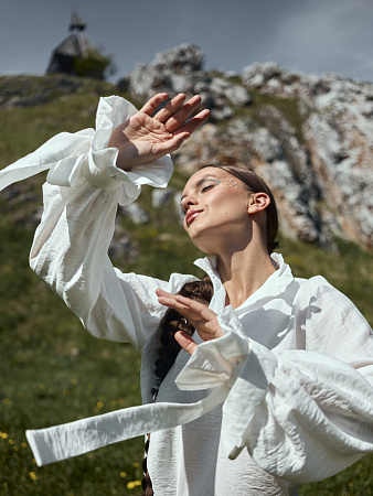 VASILISA BLOUSE WHT | интернет-магазин BEAUTIFUL CRIMINALS