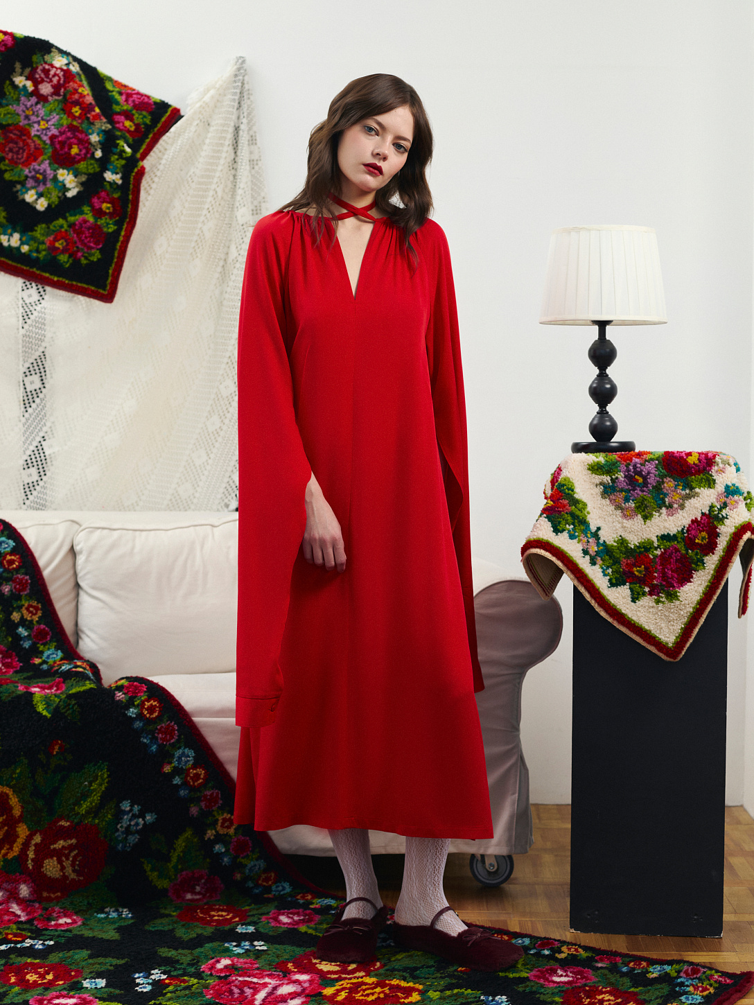 NA RUSI DRESS RED | интернет-магазин BEAUTIFUL CRIMINALS