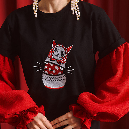 BLACK KOSHKA-MATRESHKA  | интернет-магазин BEAUTIFUL CRIMINALS