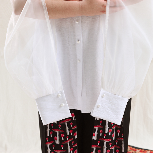 BOYARA BLOUSE WHITE+ | интернет-магазин BEAUTIFUL CRIMINALS