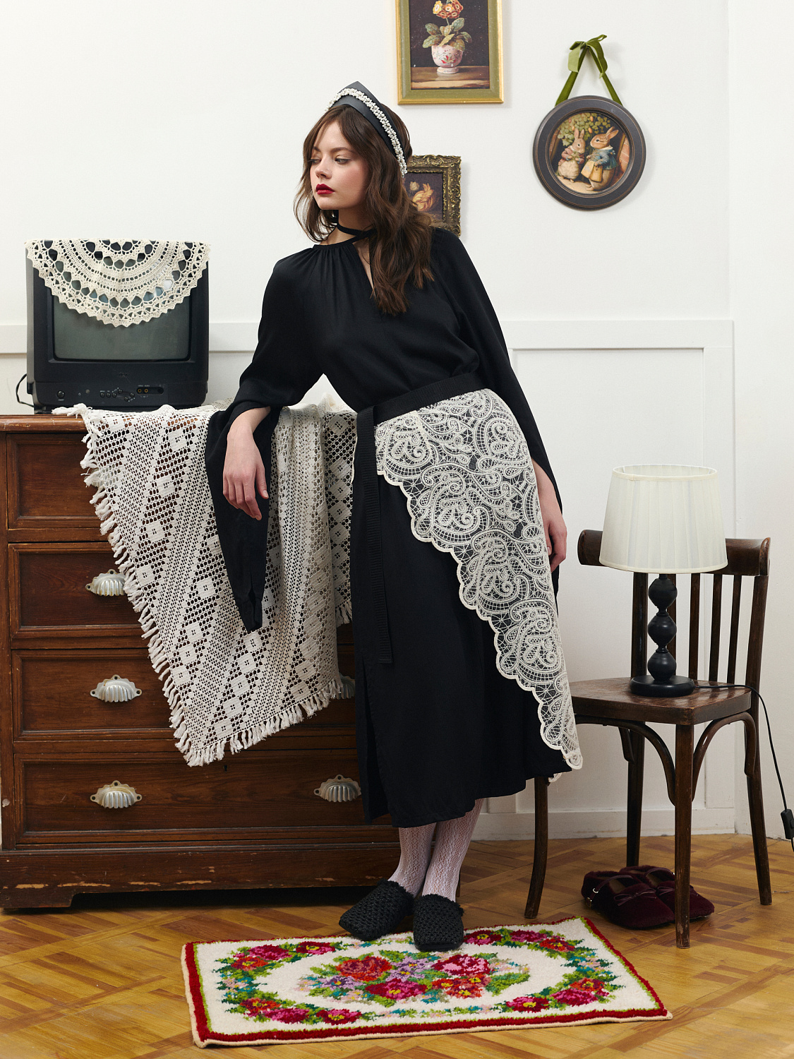 NA RUSI DRESS BLK | интернет-магазин BEAUTIFUL CRIMINALS