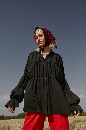BEZE BLOUSE BLK | интернет-магазин BEAUTIFUL CRIMINALS