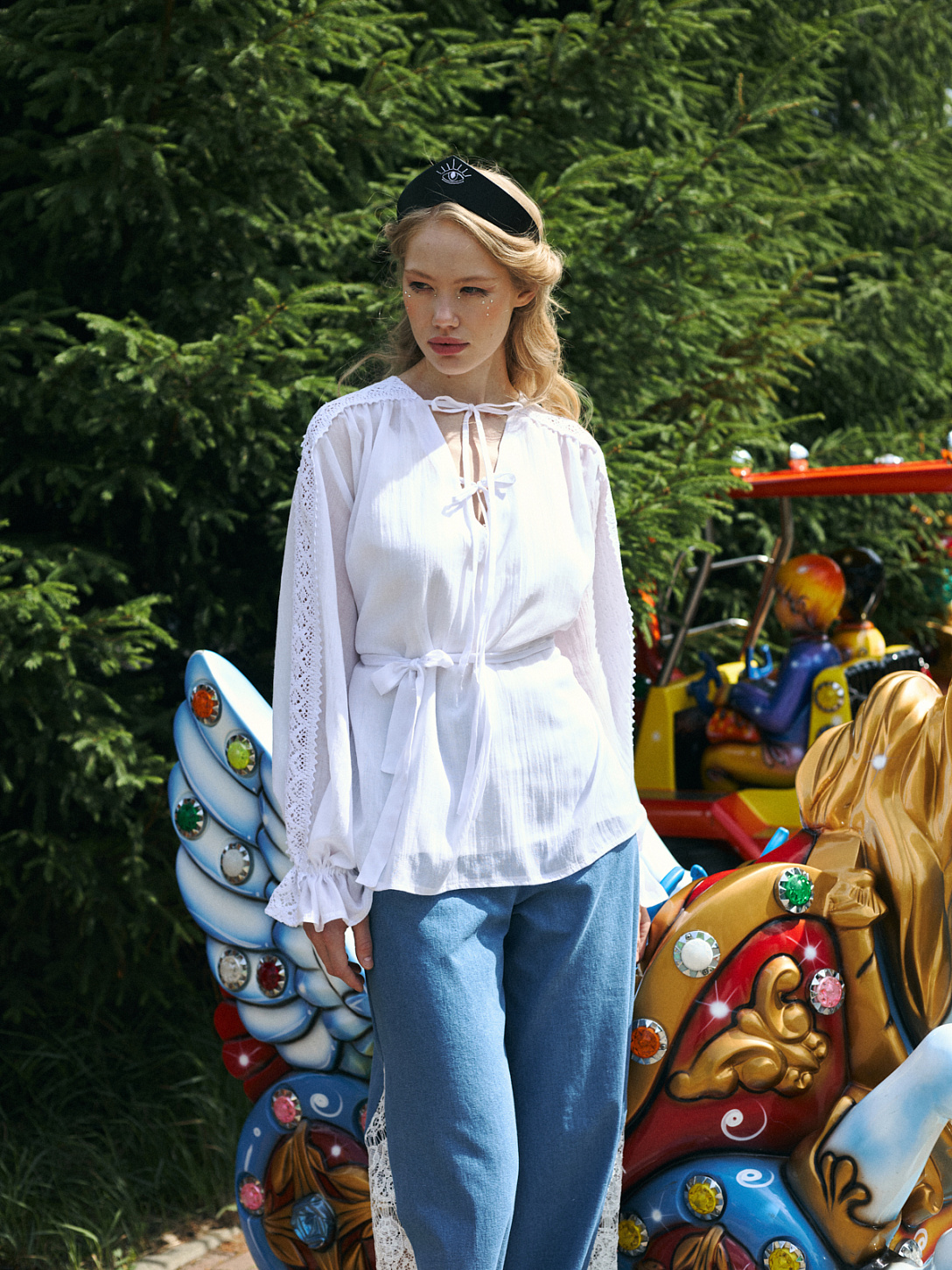 NESMEIANA BLOUSE MILK  | интернет-магазин BEAUTIFUL CRIMINALS