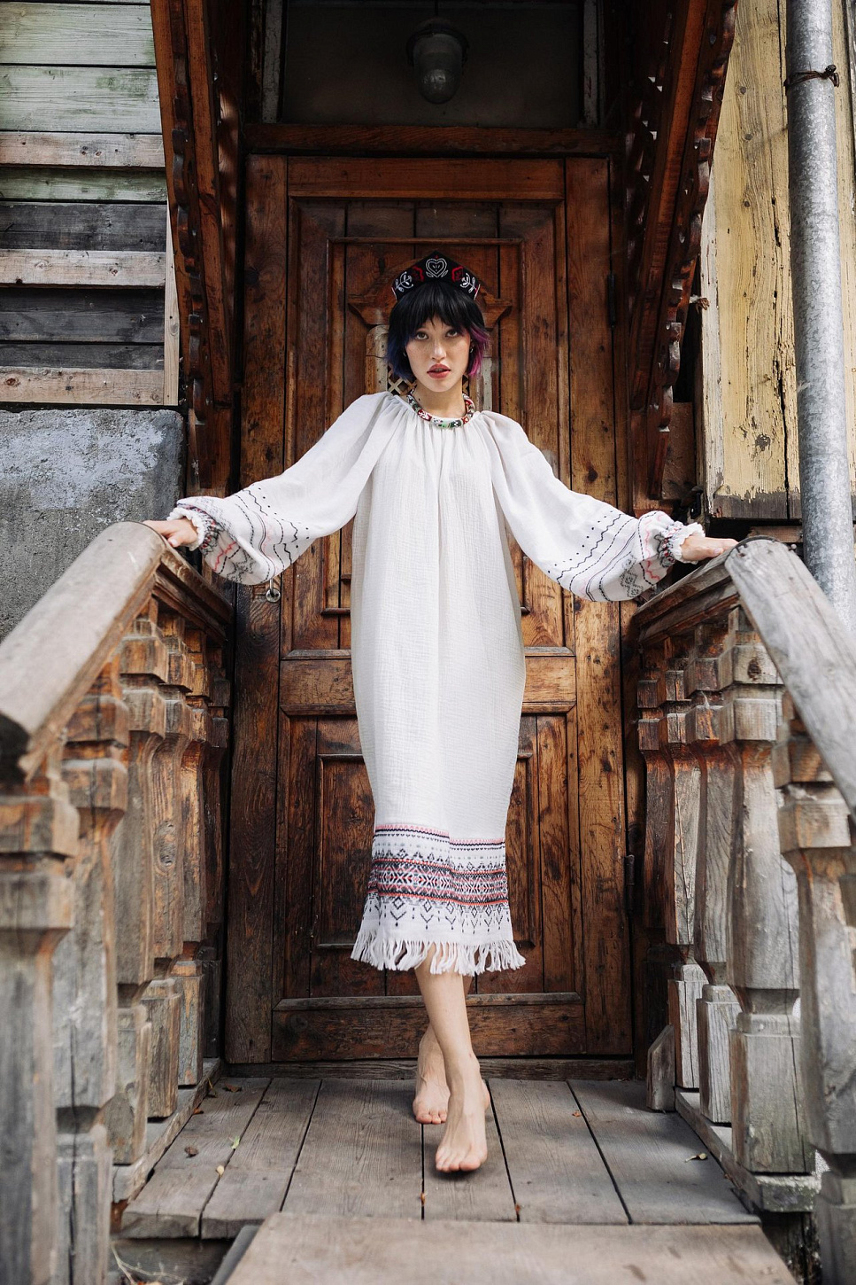 LONG RUSSIAN DRESS | интернет-магазин BEAUTIFUL CRIMINALS
