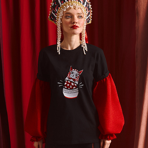 BLACK KOSHKA-MATRESHKA  | интернет-магазин BEAUTIFUL CRIMINALS