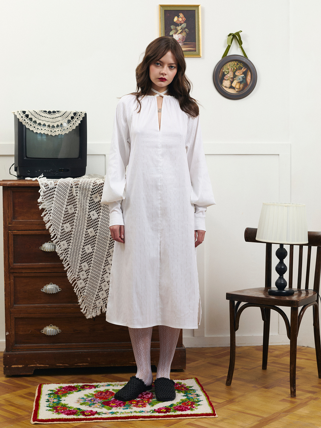 NA RUSI DRESS WHITE | интернет-магазин BEAUTIFUL CRIMINALS