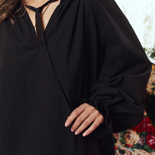 ZEFIR BLOUSE BLK | интернет-магазин BEAUTIFUL CRIMINALS